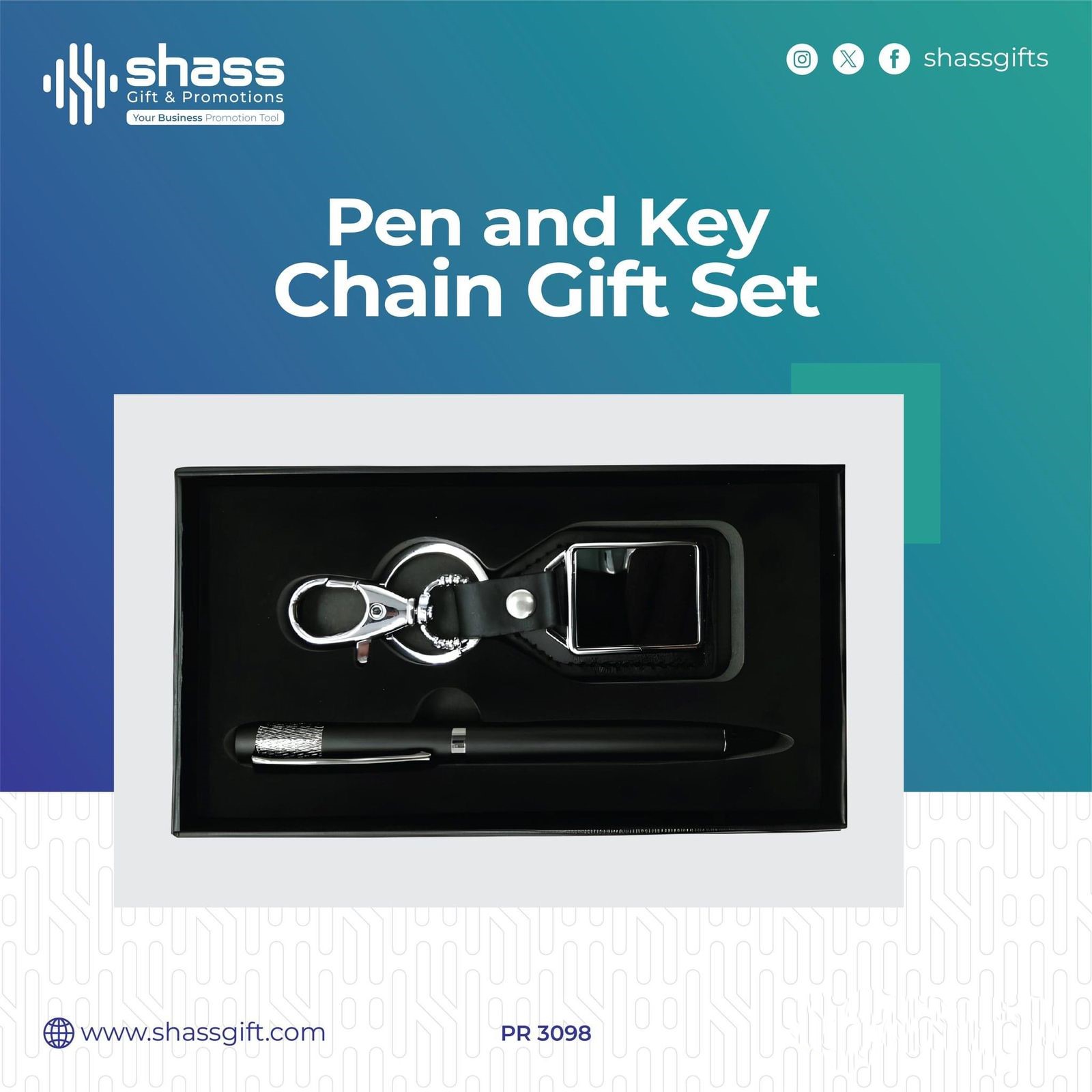 PEN AND KEY CHAIN GIFT SET
